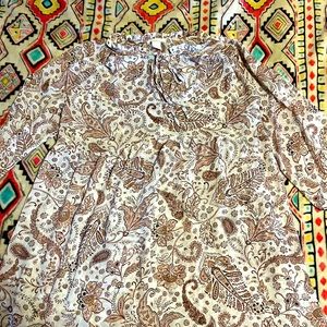 Boho paisley top